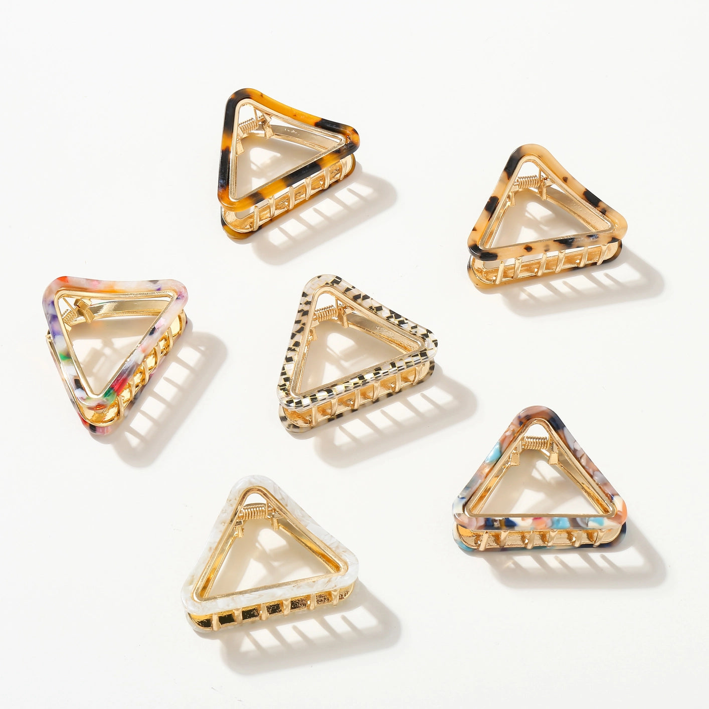 Eco-Friendly Triangle Metal Claw Clip