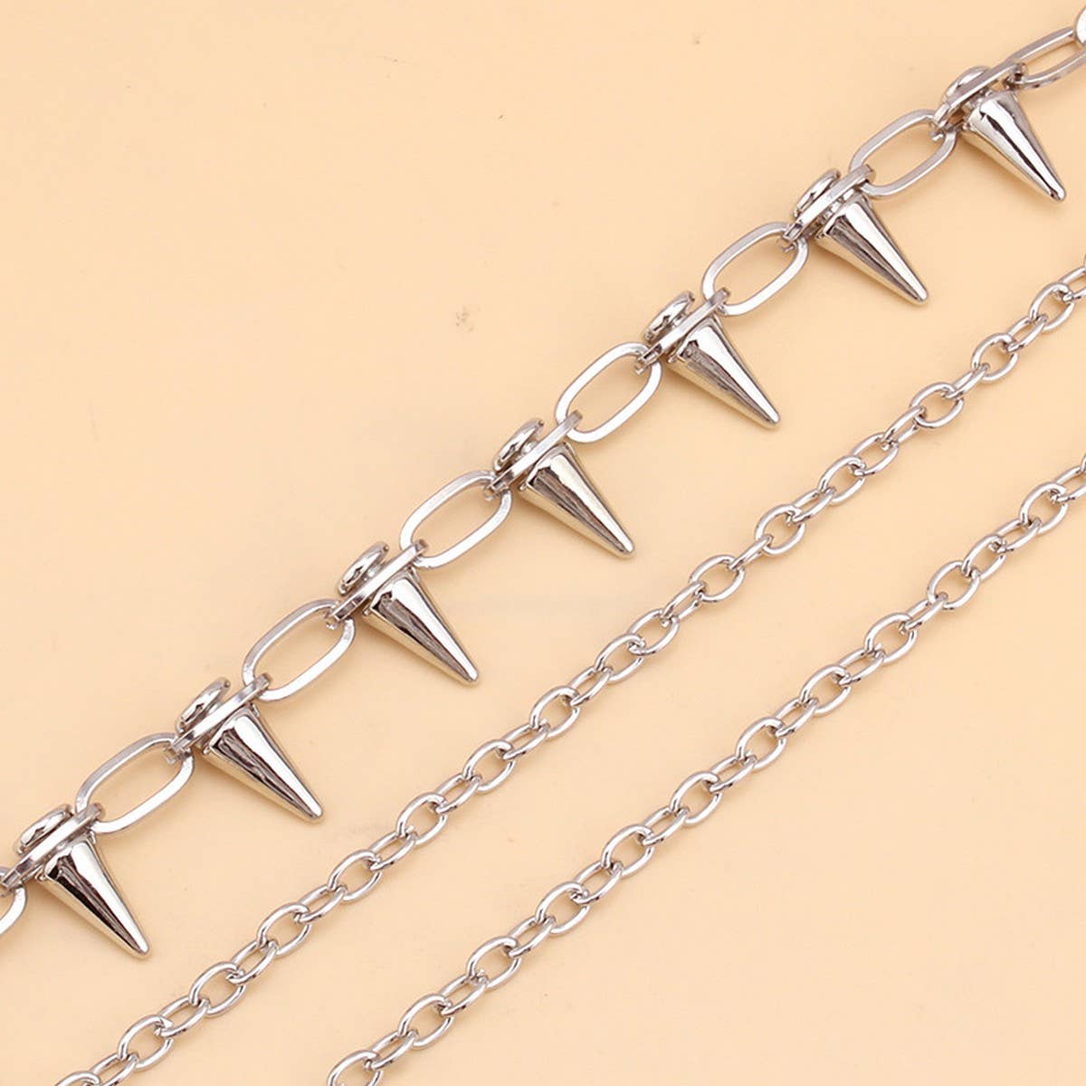 Punk Rivet Chain Belt