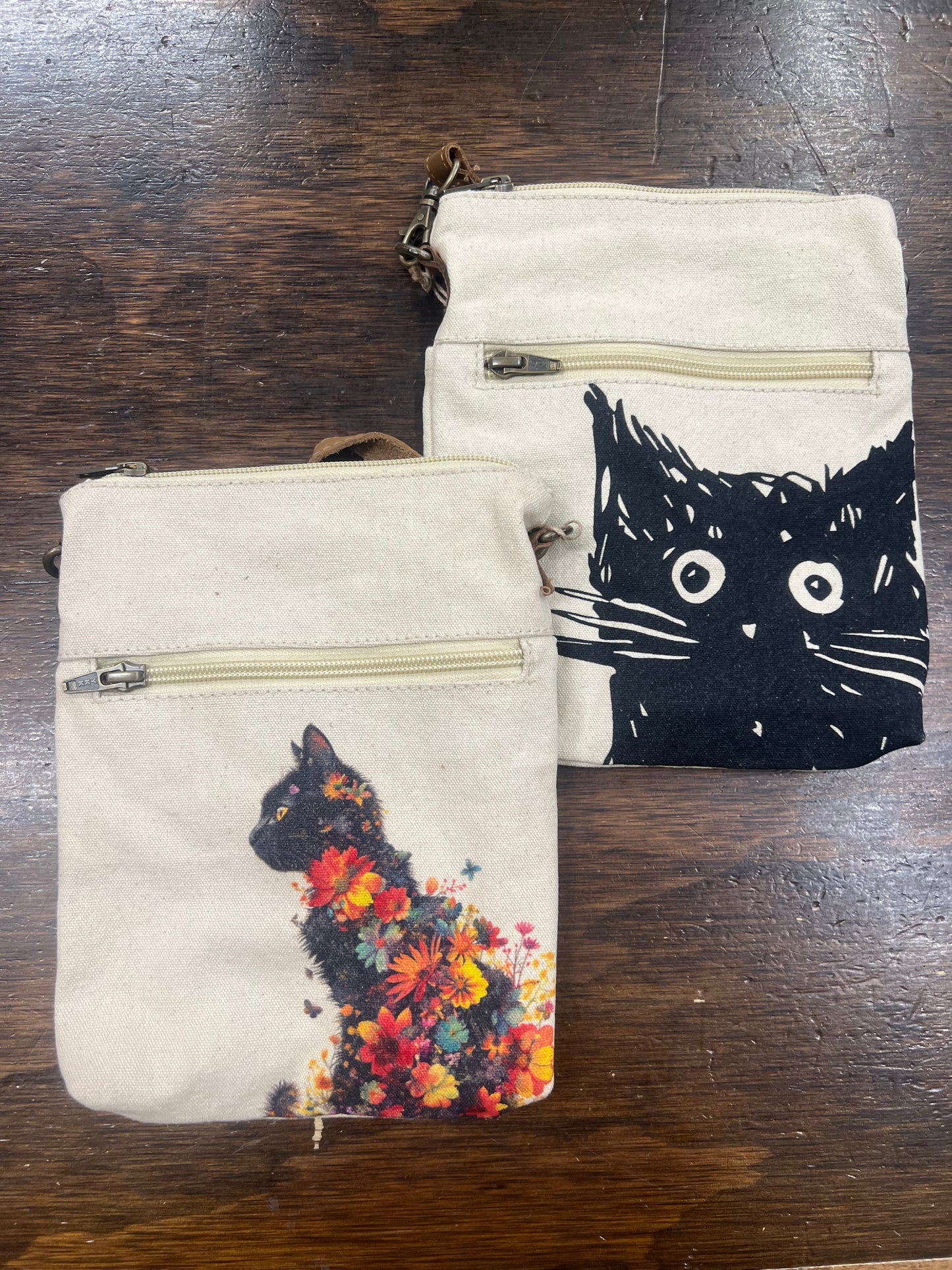 Canvas Slim Sling Bag