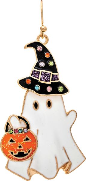 Witchy Ghost Halloween Earrings