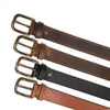 Side Stitch Leather Belt