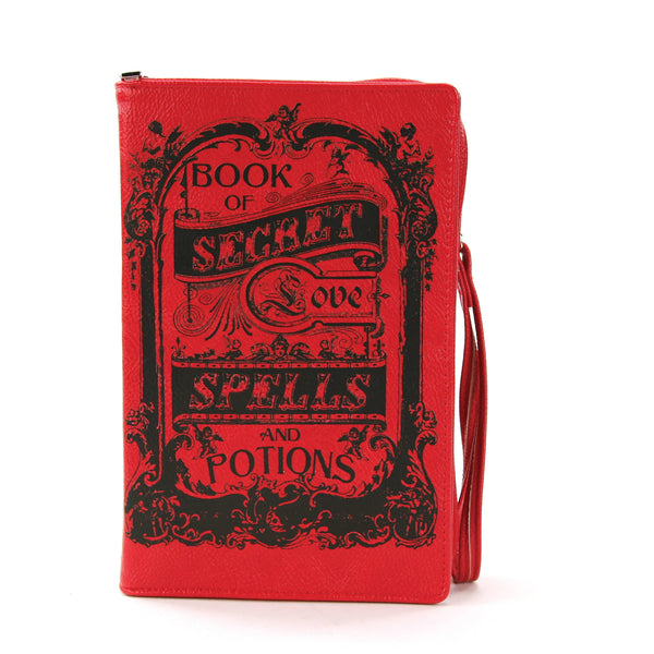 Book of Spells For Love Book Clutch Bag