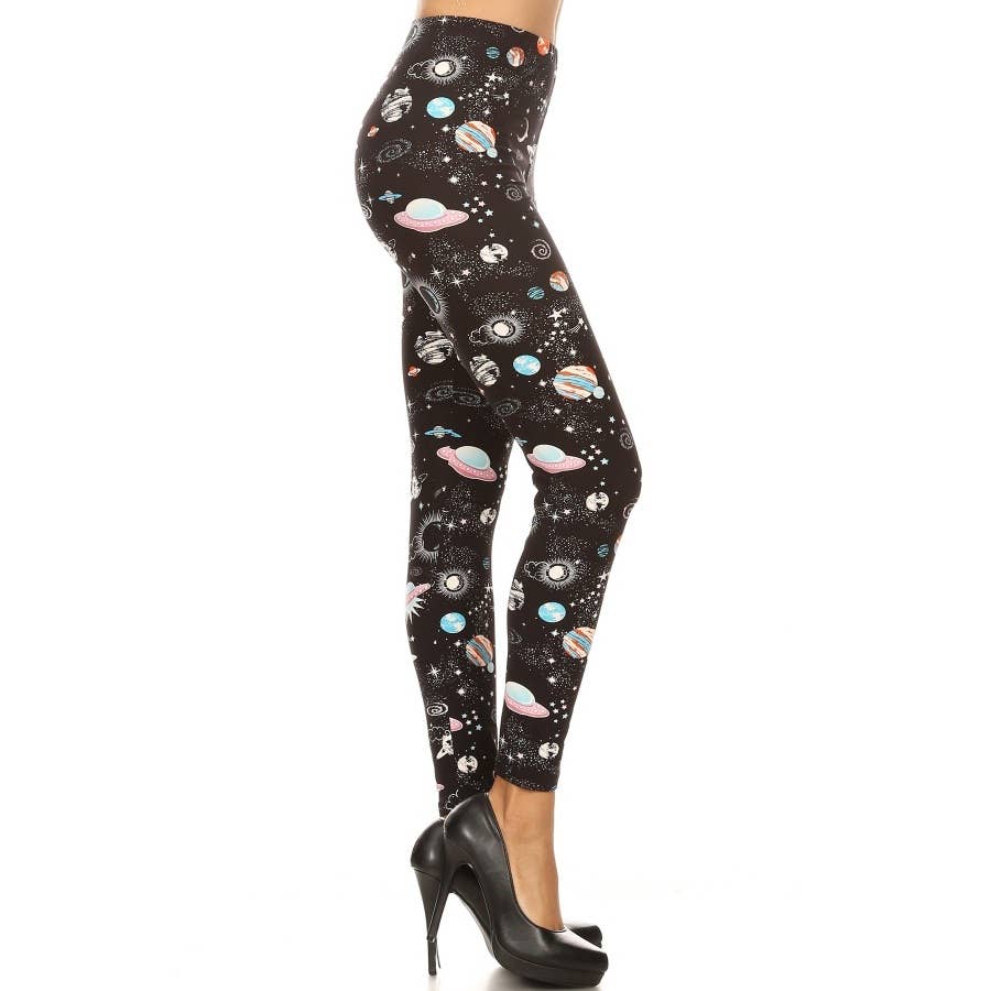 Galaxy Print Leggings
