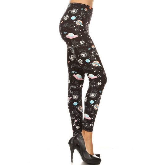 Galaxy Print Leggings