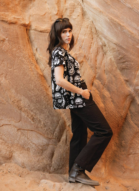 Dead Tired Women's Button-Down Shirt