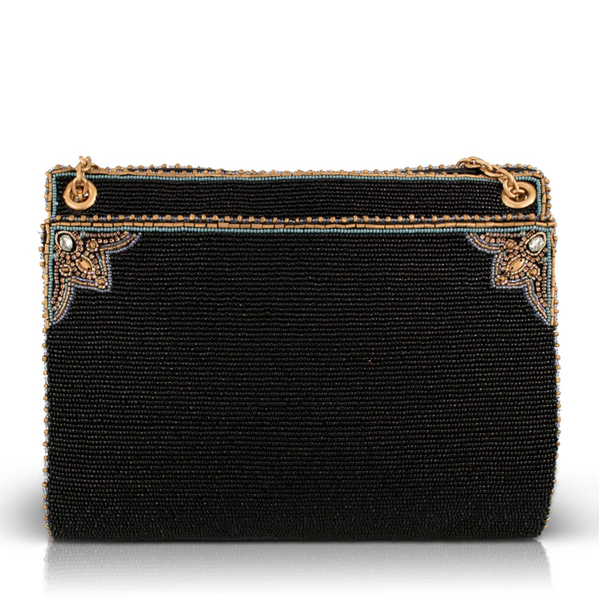 Beaded Zodiac Wheel crossbody bag