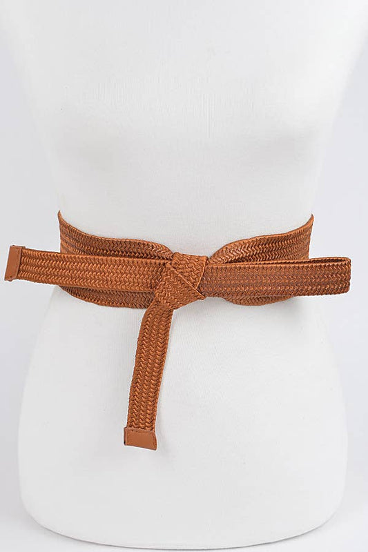 Weaved Ribbon Elastic Belt