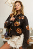 Pumpkin Sequin Corduroy Jacket