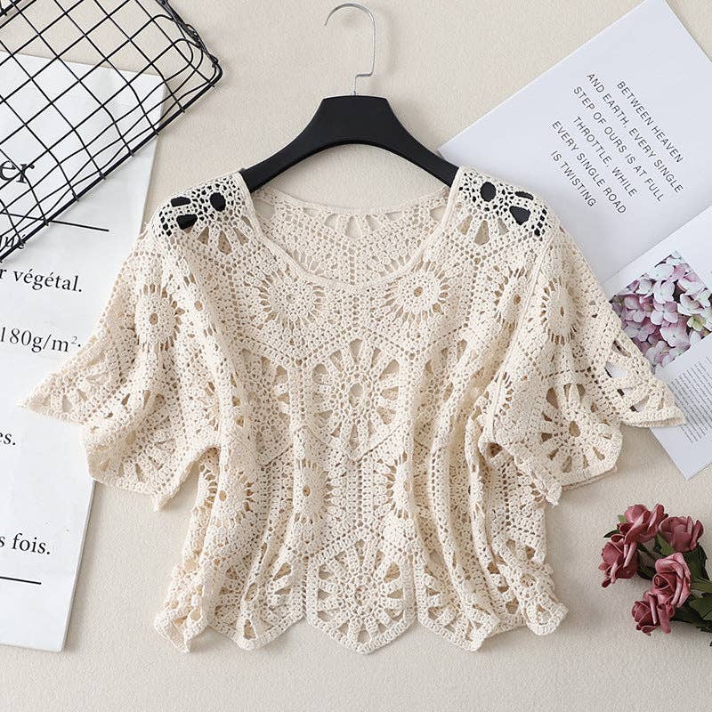 Crochet Hollow Out Top
