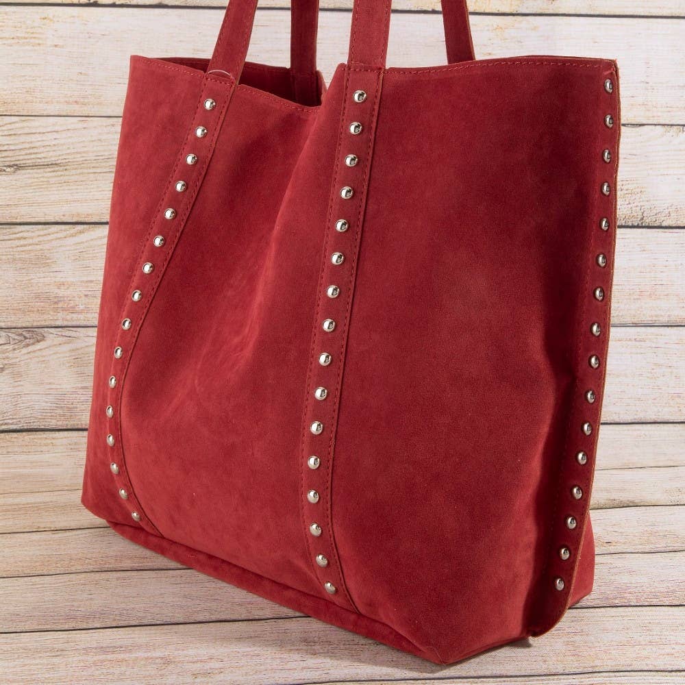 Large Studded Tote Bag
