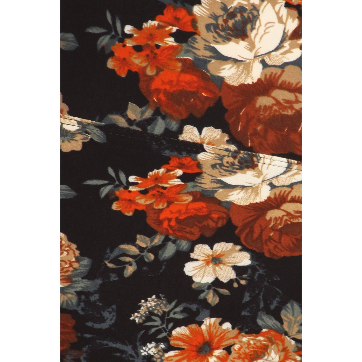 Fall Floral 5" Waistband Leggings