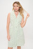 Green Daisy Print Dress