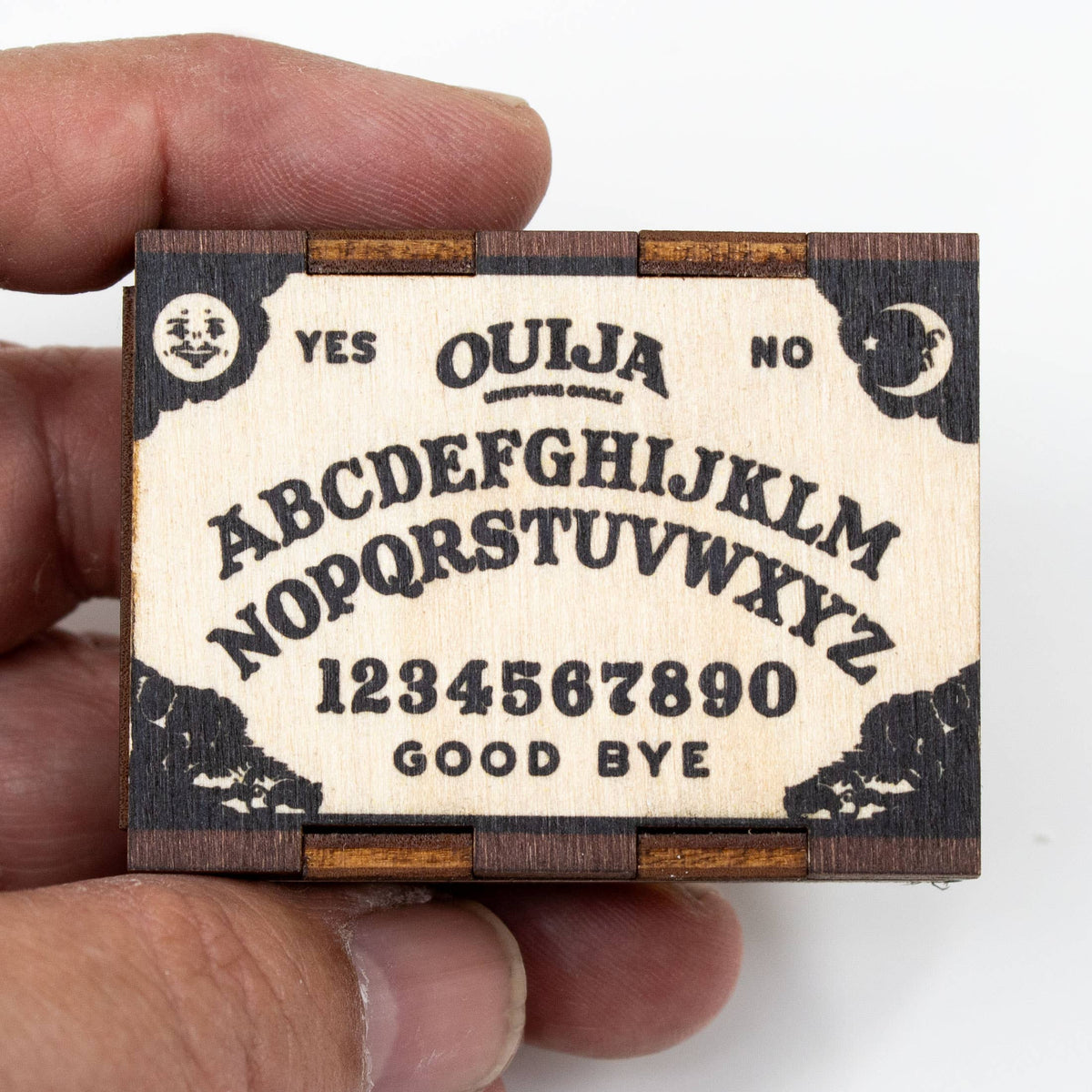 Ouija Board Wooden Matchbox