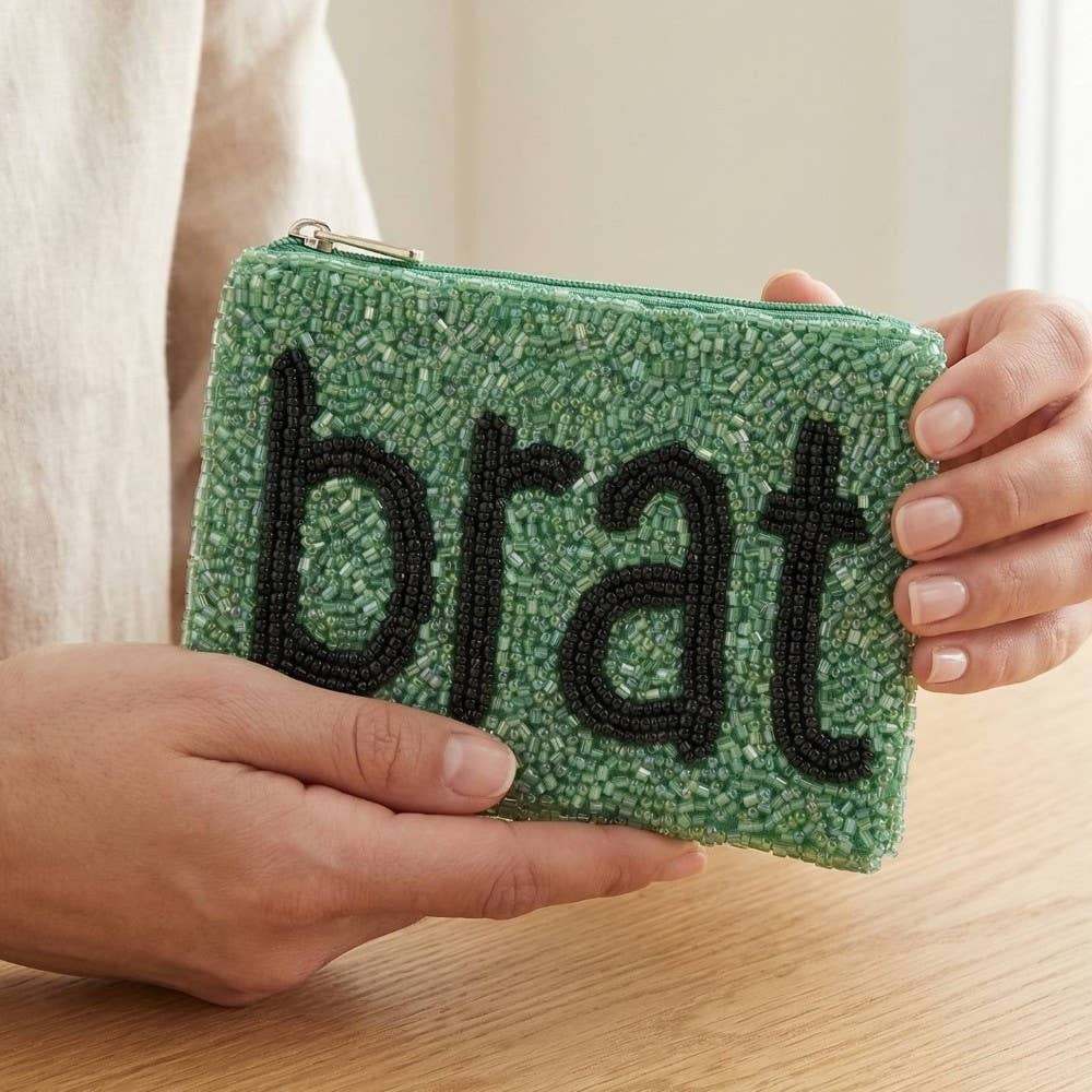 Brat Seed Beaded Coin Purse