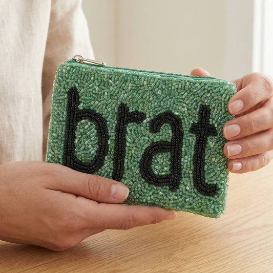 Brat Seed Beaded Coin Purse
