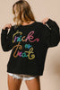 Tinsel Trick or Treat Pullover