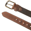 Side Stitch Leather Belt