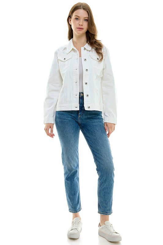 White Denim Jacket