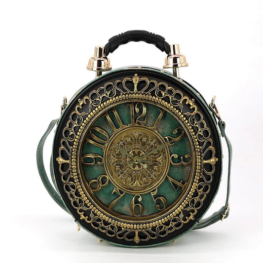 Patina Vintage Clock Bag in Vinyl