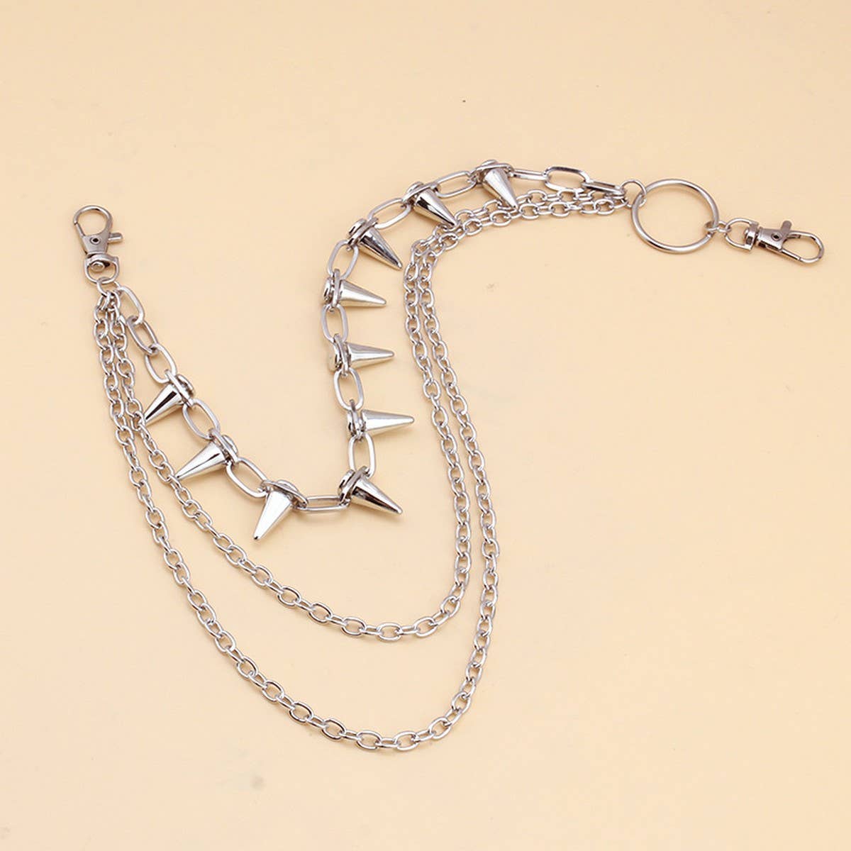Punk Rivet Chain Belt