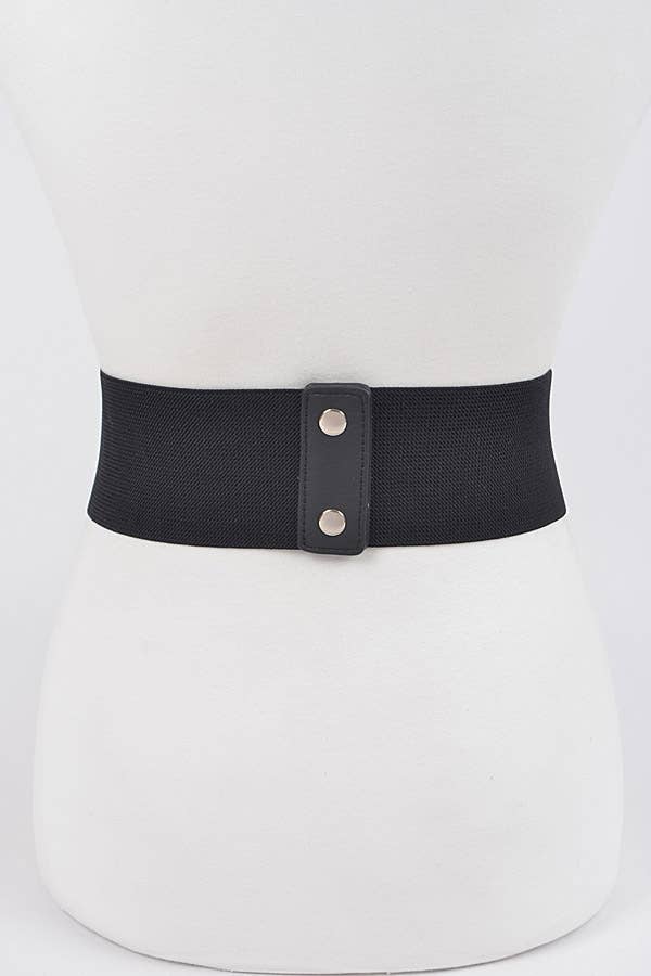 Wide Rhinestone Waist Belt