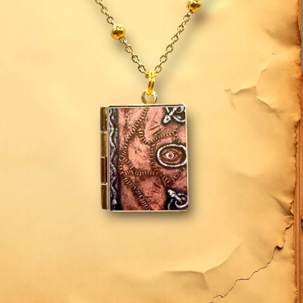 Hocus Pocus Boooook Locket Necklace