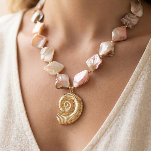 Seashell Pendant Necklace