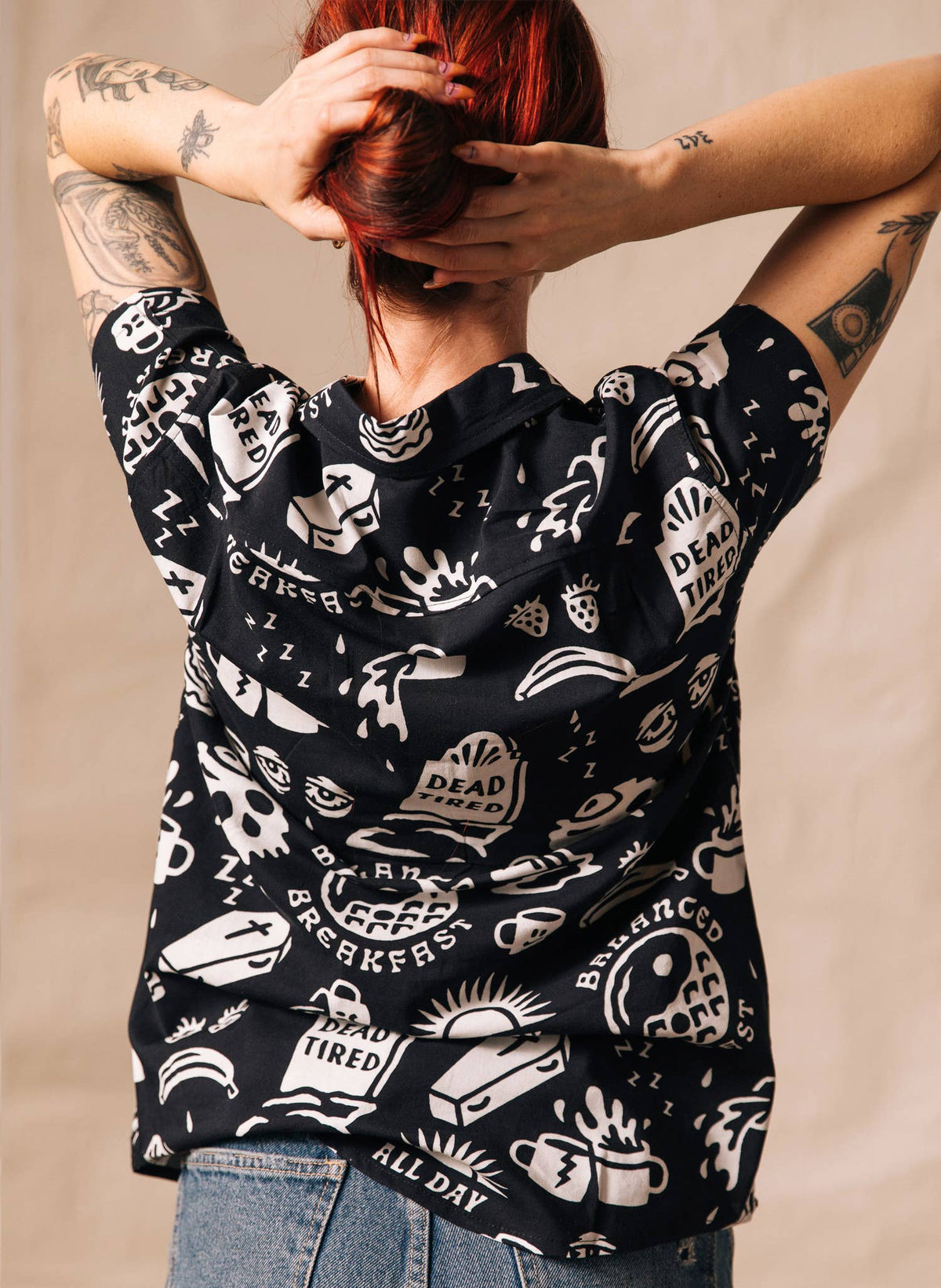Dead Tired Women's Button-Down Shirt