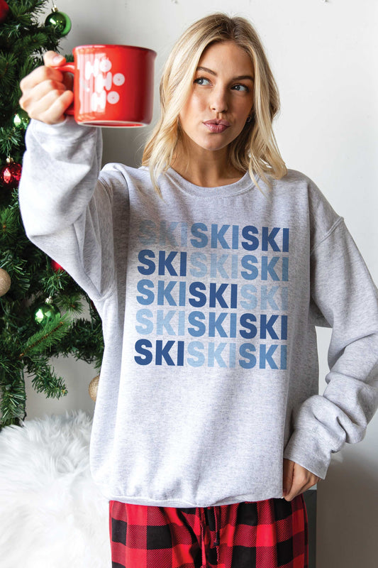 Ski Ski Ski Winter Pullover