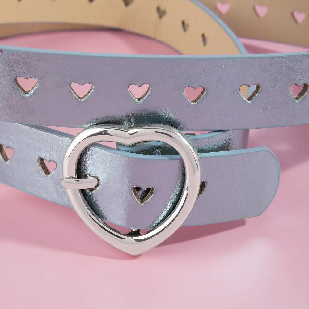 Multi Heart Notch Fashion Belt