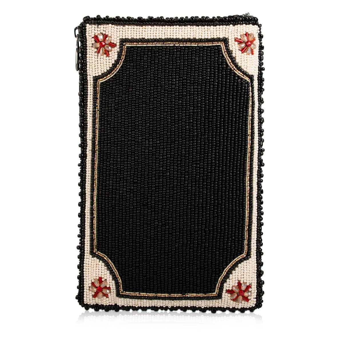 Hand Beaded Sugar Skull Crossbody