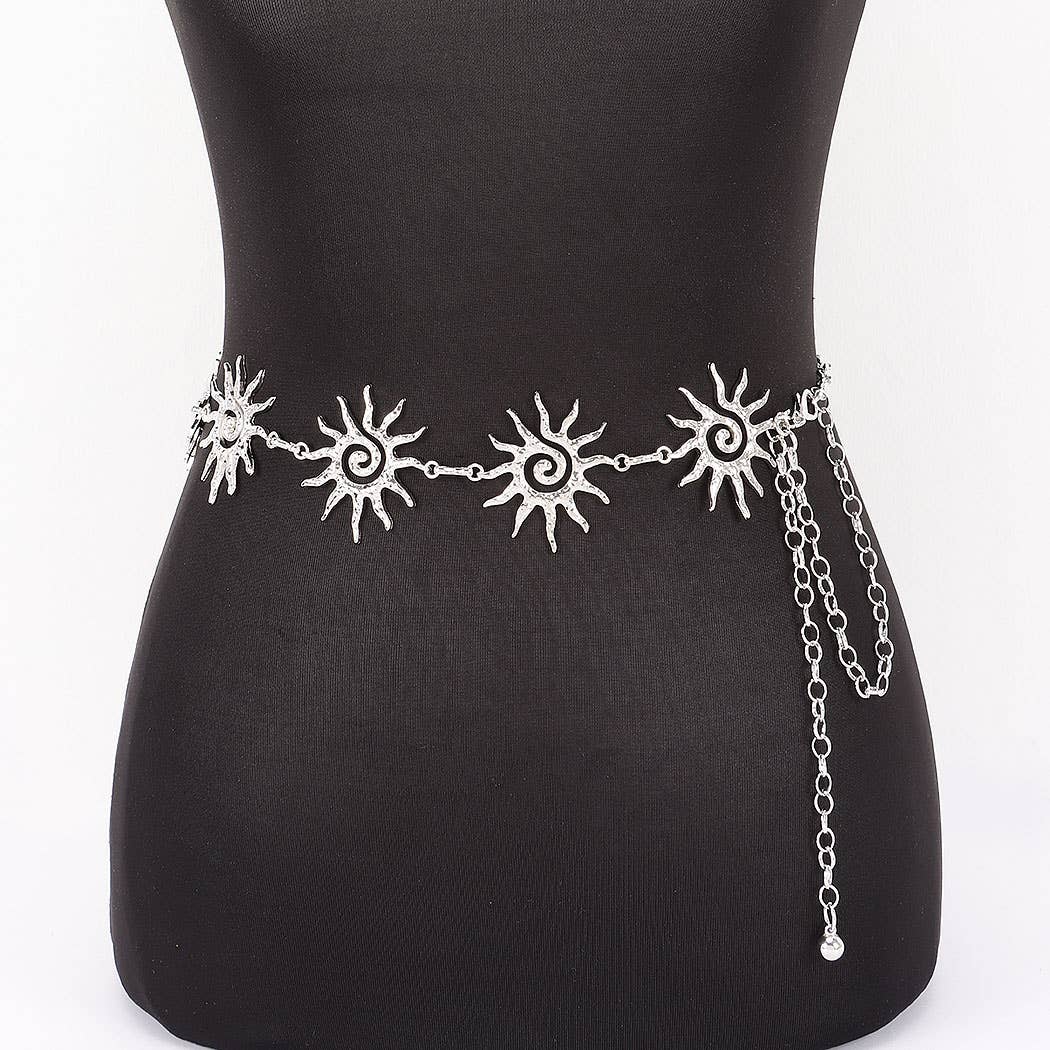 Vintange Sun Chain Belt