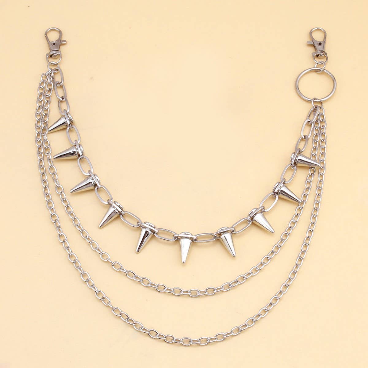 Punk Rivet Chain Belt