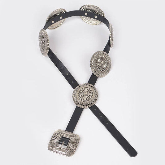 Western Style Multi Metal Belt