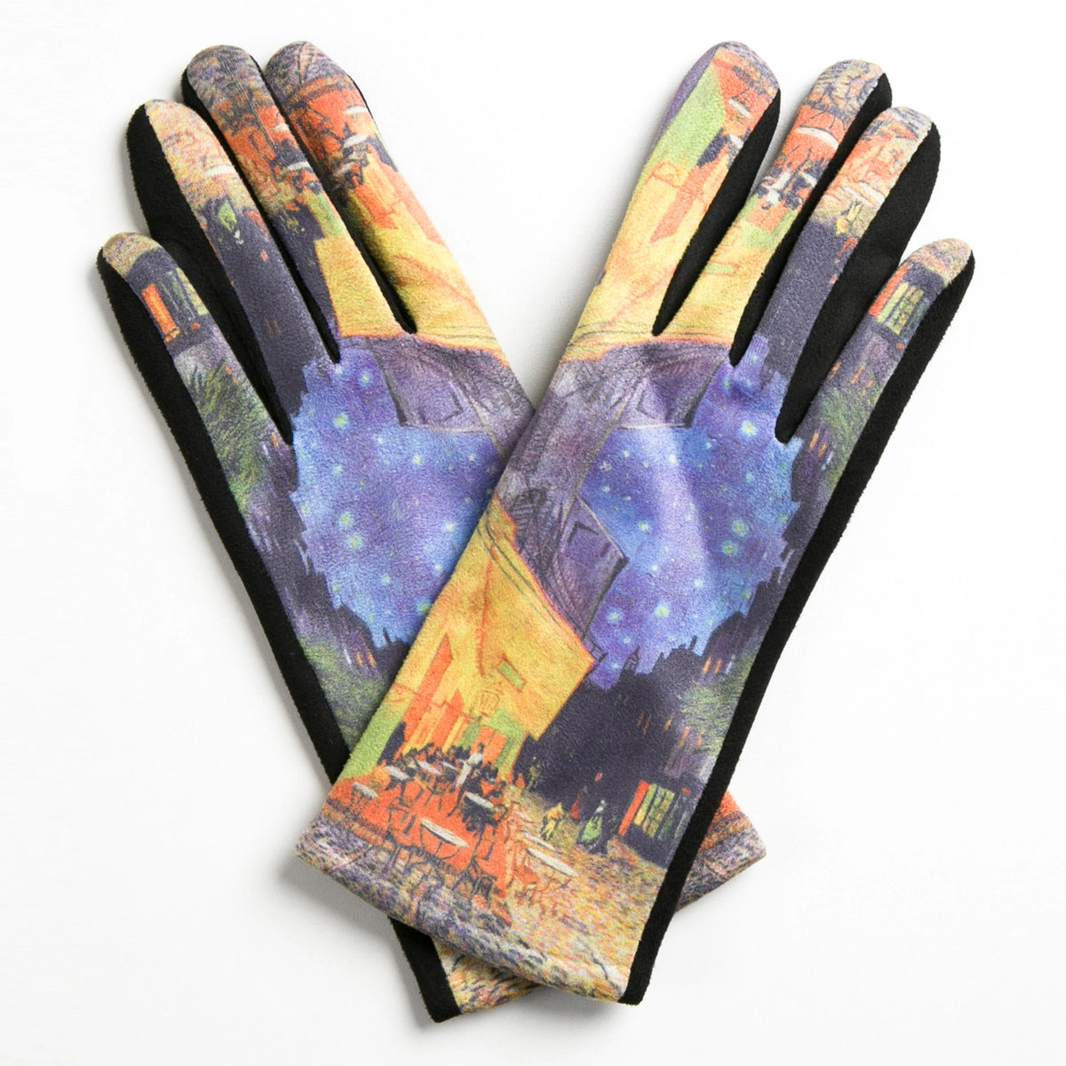 Van Gogh Cafe Terrace at Night Smart Gloves