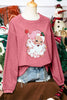 Corduroy Sparkle Santa Claus