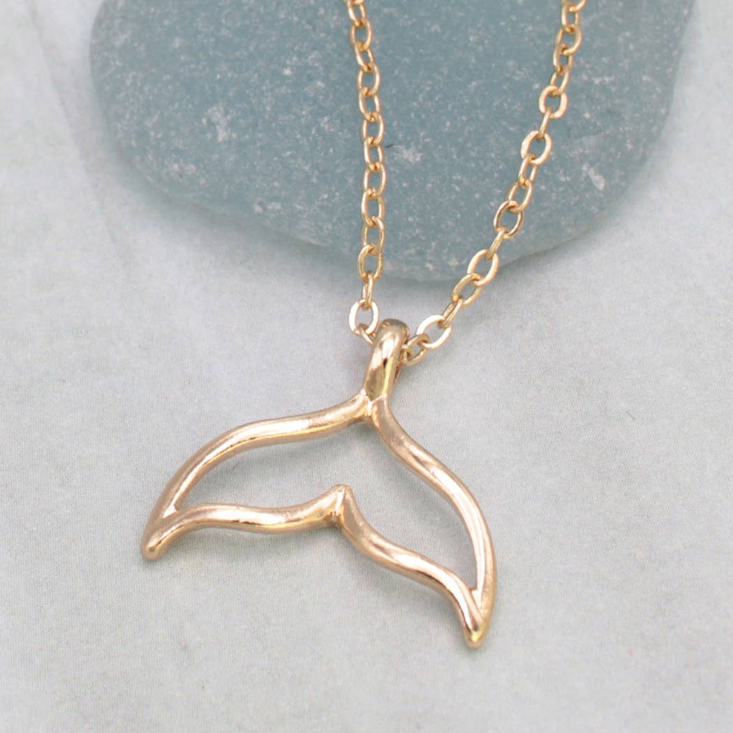 Gold Mermaid Tail Necklace