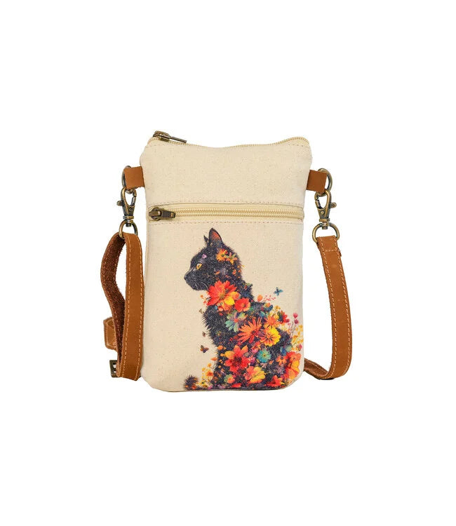 Canvas Crossbody Cellphone Sling Bag