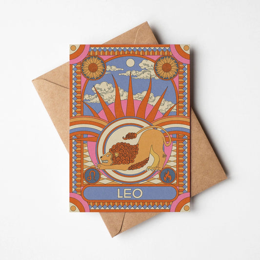 Retro Zodiac Greeting Cards
