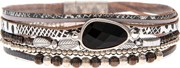 Black Gem Magnetic Bracelet