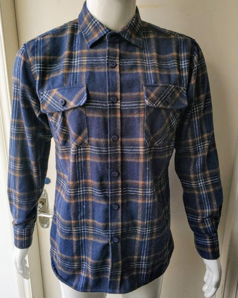 Men's Navy Flannel