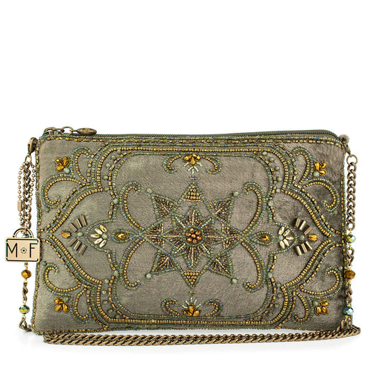 Night Light, Pewter Mini Crossbody Handbag