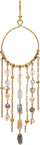 Delicate Fringe Chain Glass Bead Earring