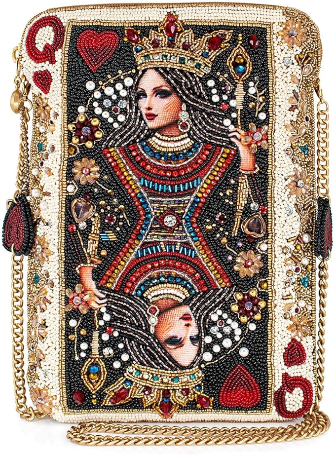 The Queen Hand Beaded Crossbody