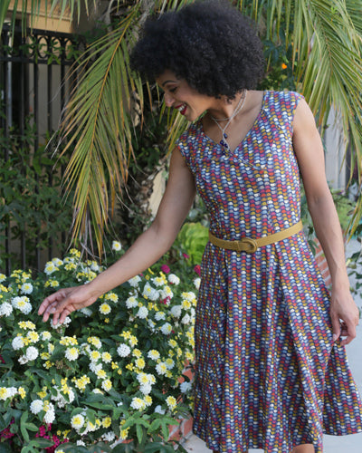 Effie's Heart Ready Dress in Coffee Print