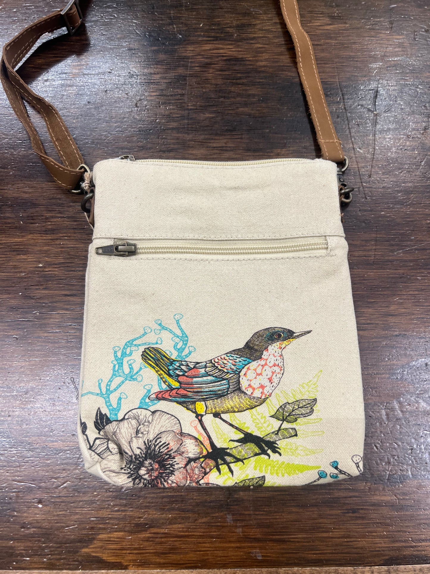 Canvas Slim Sling Bag