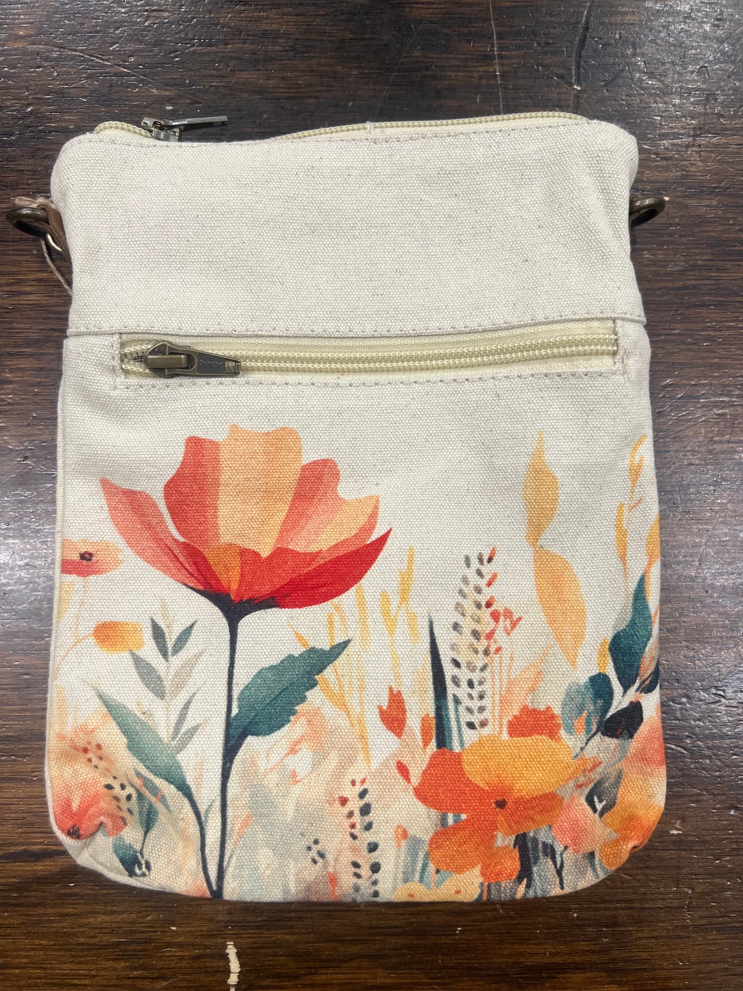 Canvas Slim Sling Bag