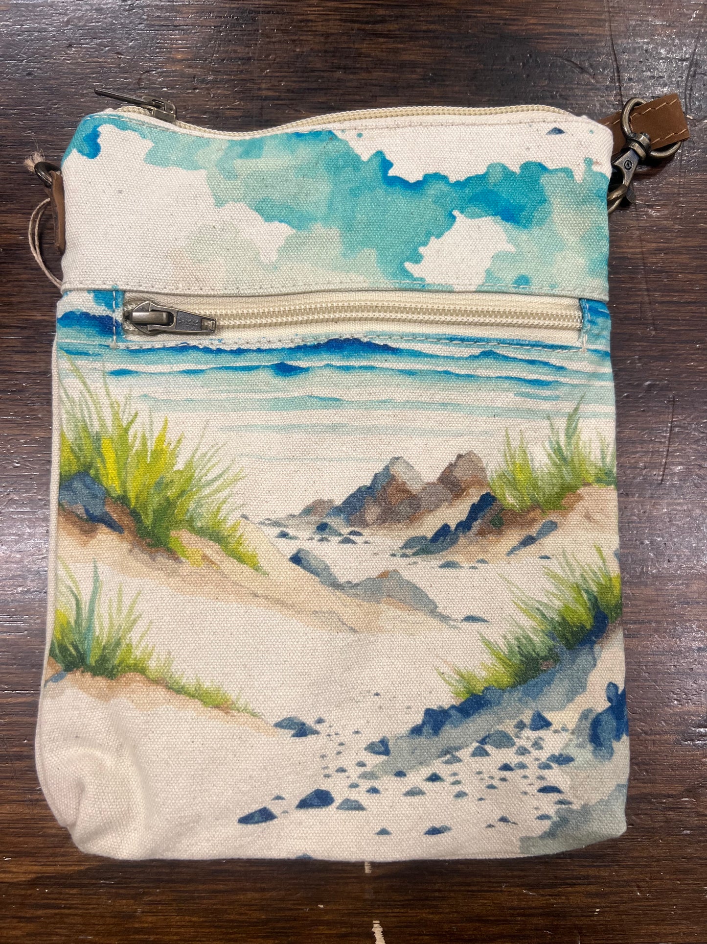 Canvas Slim Sling Bag