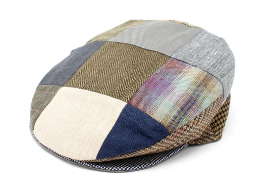 Donegal Linen Patchwork Cap
