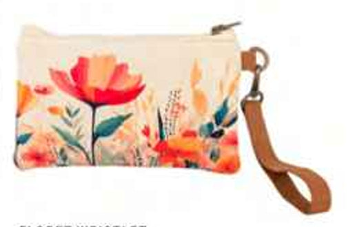 Canvas Wristlet